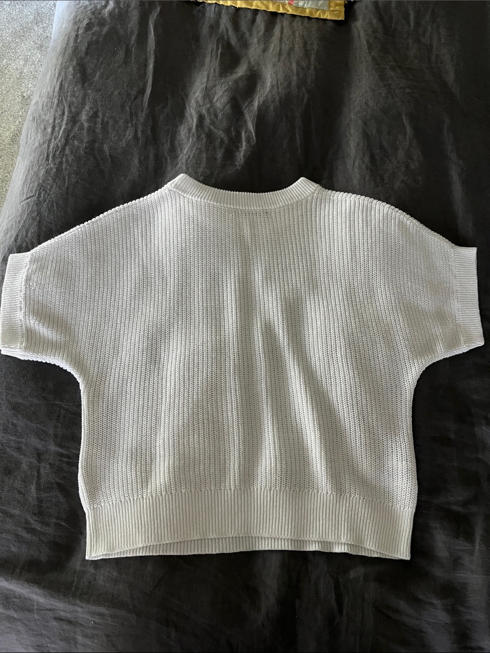 Tommy Bahama Zandra Linen French sleeve knit sweater top medium - Picture 4 of 6